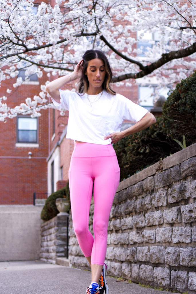Spring and Summer Fashion trending Hot Pink Leggings