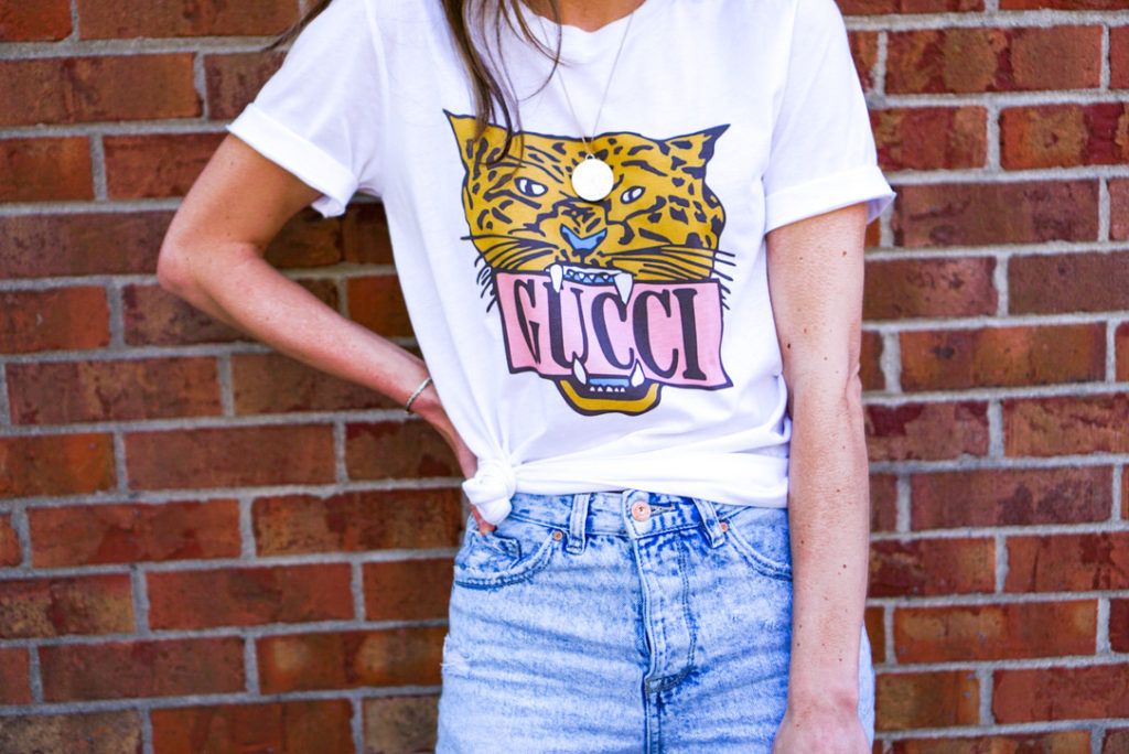 Side knot gucci t-shirt