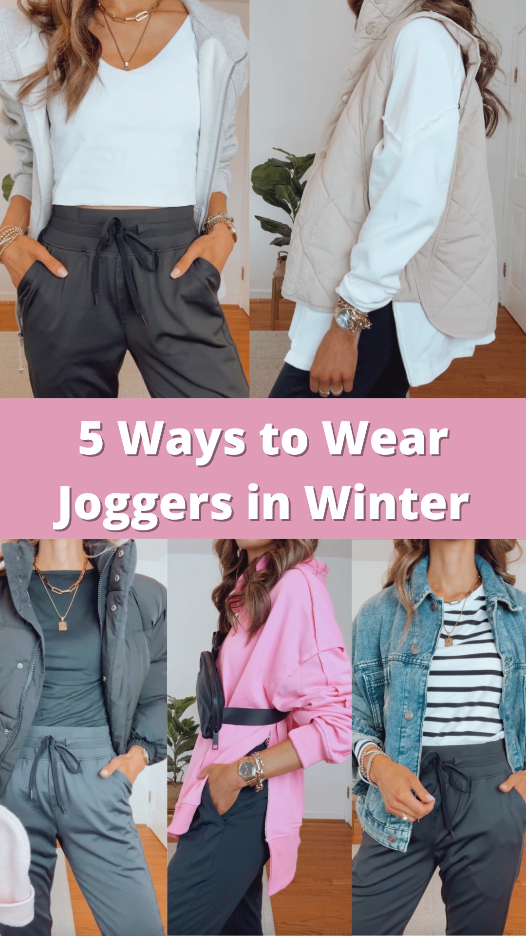 5 Ways to Wear Joggers in Winter - Sisters Guide to Style